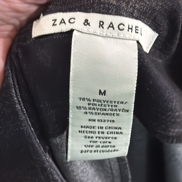 NWT Zac & Rachel Figure Defining Plaid Pants - Picture 2 of 5